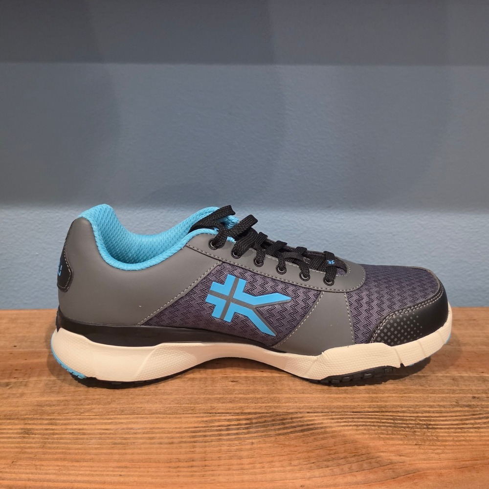 KURU Womens Quantum Sneaker Gray Blue Orthopedic Support Athletic Size 11.5 Wide - Picture 8 of 11